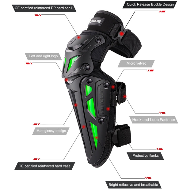Motolsg MT-05 Motorcycle Bicycle Riding Protective Gear, 2 in 1 Knee Pads, 2 in 1 Elbow Pads, 4 in 1 Elbow Pads