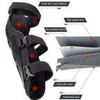 Motolsg MT-05 Motorcycle Bicycle Riding Protective Gear, 2 in 1 Knee Pads, 2 in 1 Elbow Pads, 4 in 1 Elbow Pads