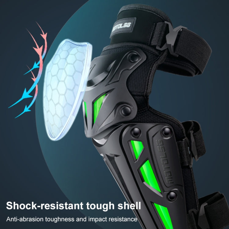Motolsg MT-05 Motorcycle Bicycle Riding Protective Gear, 2 in 1 Knee Pads, 2 in 1 Elbow Pads, 4 in 1 Elbow Pads