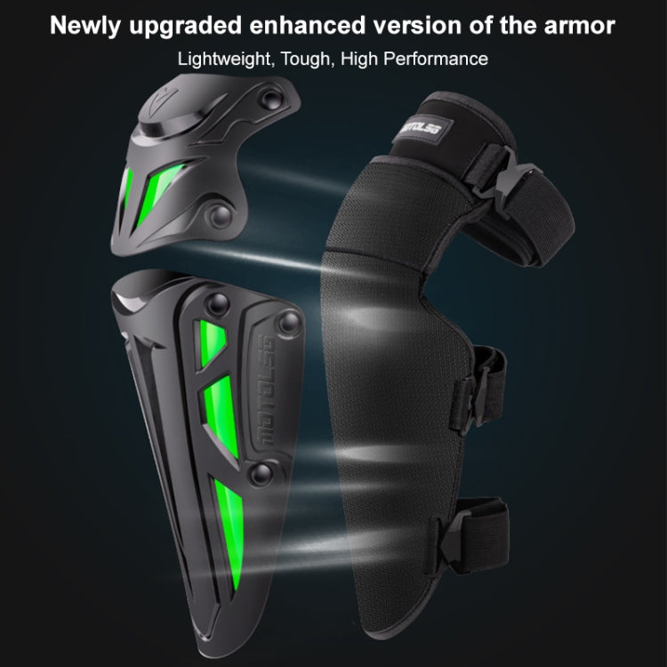 Motolsg MT-05 Motorcycle Bicycle Riding Protective Gear, 2 in 1 Knee Pads, 2 in 1 Elbow Pads, 4 in 1 Elbow Pads