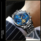OLEVS 2859 Men Multifunctional Luminous Waterproof Quartz Watch