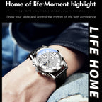 OLEVS 2876 Men Multifunctional Sports Chronograph Quartz Watch