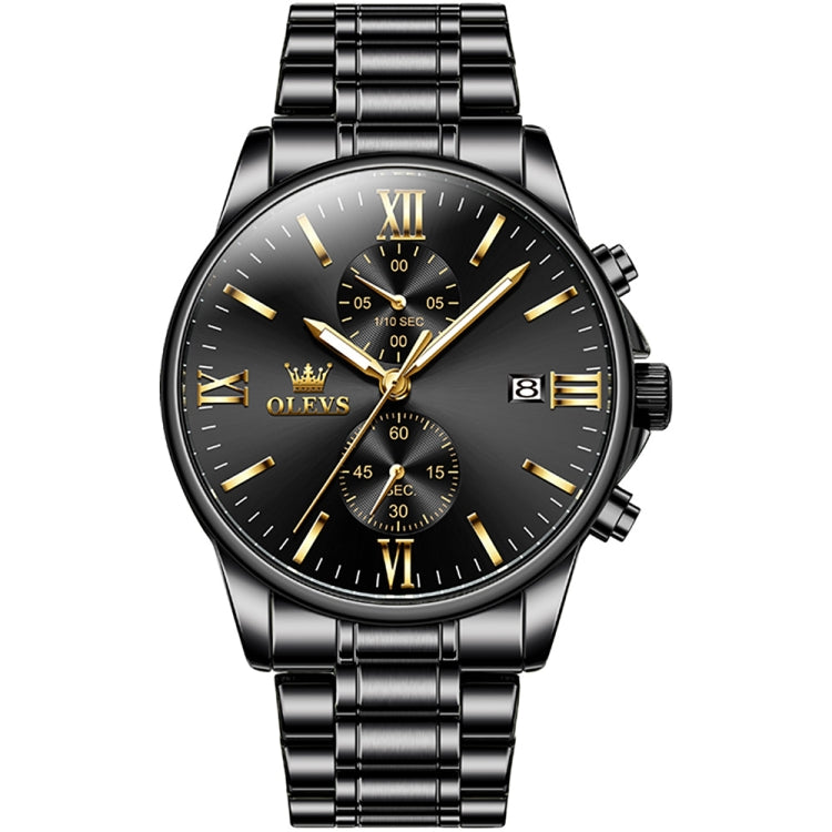 OLEVS 2886 Men Sports Chronograph Waterproof Luminous Quartz Watch