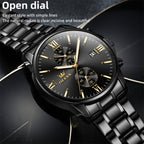 OLEVS 2886 Men Sports Chronograph Waterproof Luminous Quartz Watch