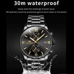 OLEVS 2886 Men Sports Chronograph Waterproof Luminous Quartz Watch