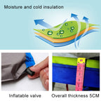 Universal Car Suede Sleeping Mat Mattress Off-road SUV Trunk Travel Inflatable Mattress Air Bed, 180 x 130 x 102cm, 195 x 130 x 109cm