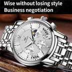 OLEVS 2892 Men Multifunctional Business Waterproof Quartz Watch