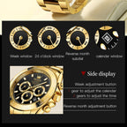 OLEVS 6638 Men Multifunctional Luminous Waterproof Mechanical Watch
