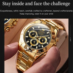 OLEVS 6638 Men Multifunctional Luminous Waterproof Mechanical Watch
