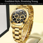 OLEVS 6638 Men Multifunctional Luminous Waterproof Mechanical Watch