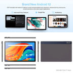 G20 4G LTE Tablet PC 10.51 inch, Android 12 Unisoc Tiger T616 Octa Core, Support Dual SIM, 8GB+128GB