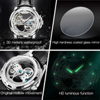 OLEVS 6661 Men Fashion Luminous Waterproof Mechanical Watch