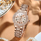 OLEVS 9943 Women Diamond Waterproof Quartz Watch
