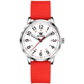 OLEVS 9953 Women Simple Silicone Strap Waterproof Quartz Watch