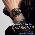 OLEVS 9962 Men Multifunctional Waterproof Quartz Watch