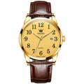 OLEVS 5566 Men Simple Single Calendar Waterproof Quartz Watch, 5566 Men