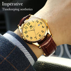 OLEVS 5566 Men Simple Single Calendar Waterproof Quartz Watch, 5566 Men
