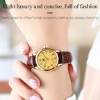 OLEVS 5566 Women Simple Single Calendar Waterproof Quartz Watch, 5566 Women