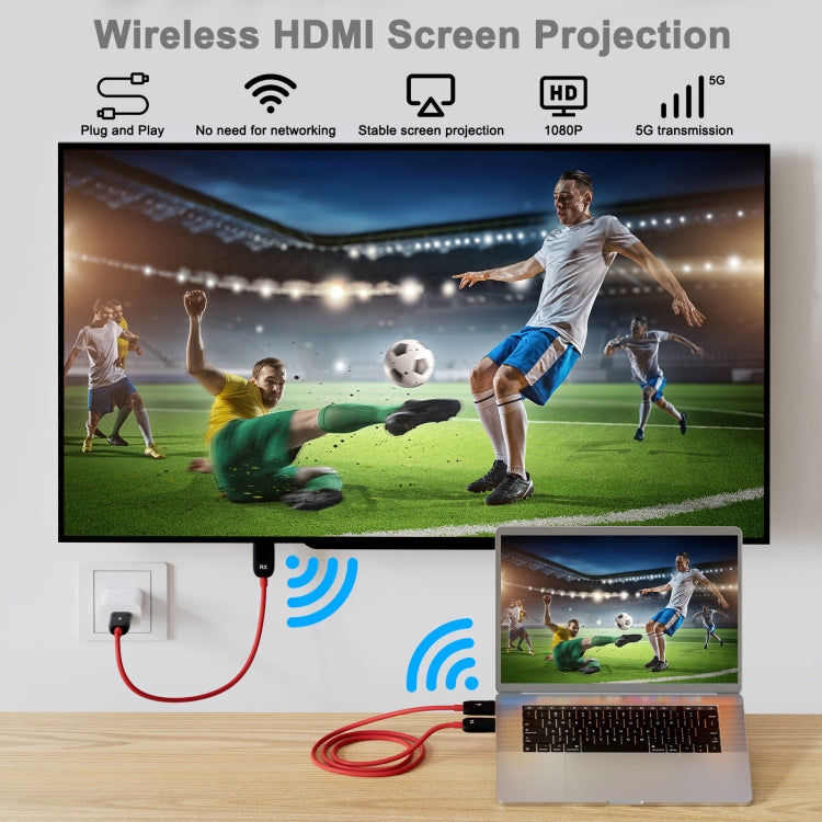 THT-020-8 4 in 1 HDMI Transmitter Wireless Screen Sharer Set, THT-020-8