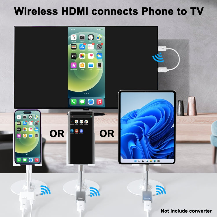 THT-020-8-1 4 in 1 HDMI Transmitter Wireless Screen Sharer Set, THT-020-8-1