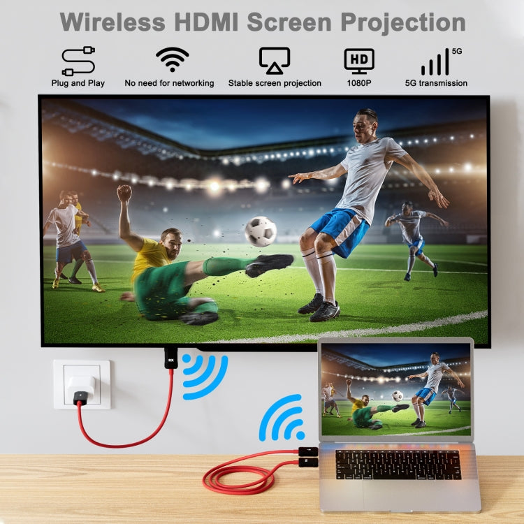 THT-020-8-2 4 in 1 HDMI Transmitter Wireless Screen Sharer Set, THT-020-8-2