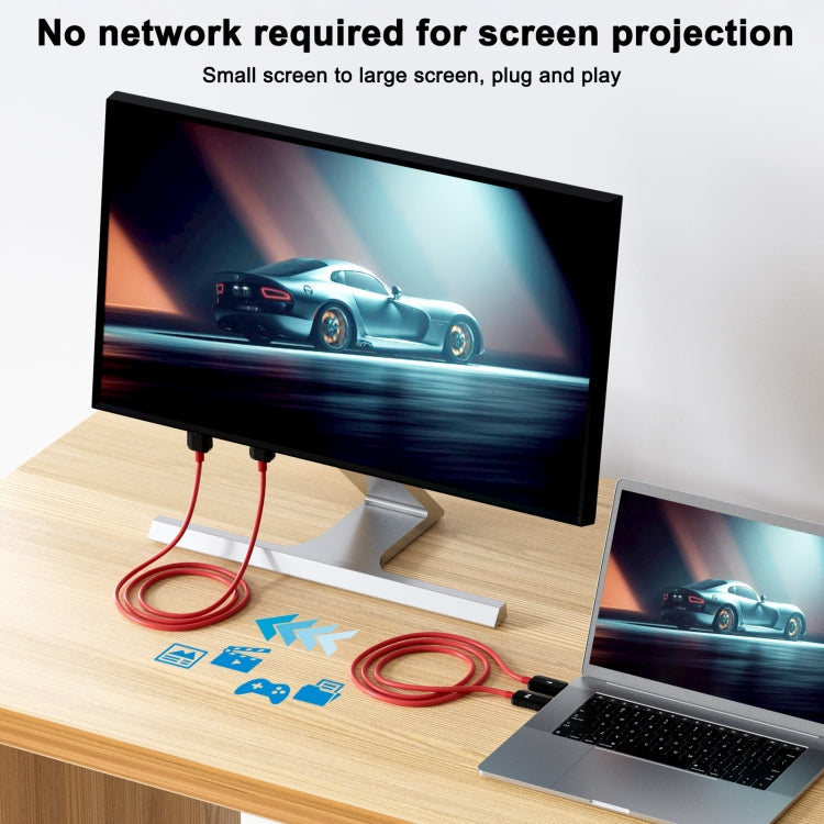 THT-020-8-2 4 in 1 HDMI Transmitter Wireless Screen Sharer Set, THT-020-8-2