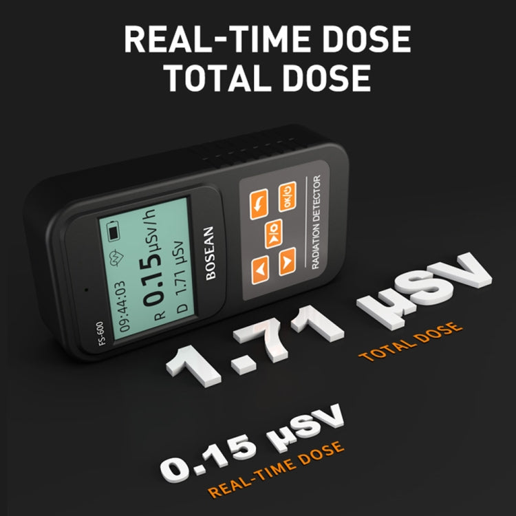 FS-600 Household Nuclear Radiation Detector Glass Geiger Counter, FS-600