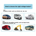Car 3-hole Electric Heater Demister Defroster, DC 12V, DC 24V