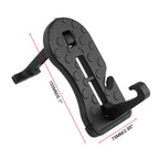 BF013-BK Automotive Door Step Hook Aluminum Foldable Ladder Mini Foot Pedal for Jeep SUV Truck WP, BF013-BK