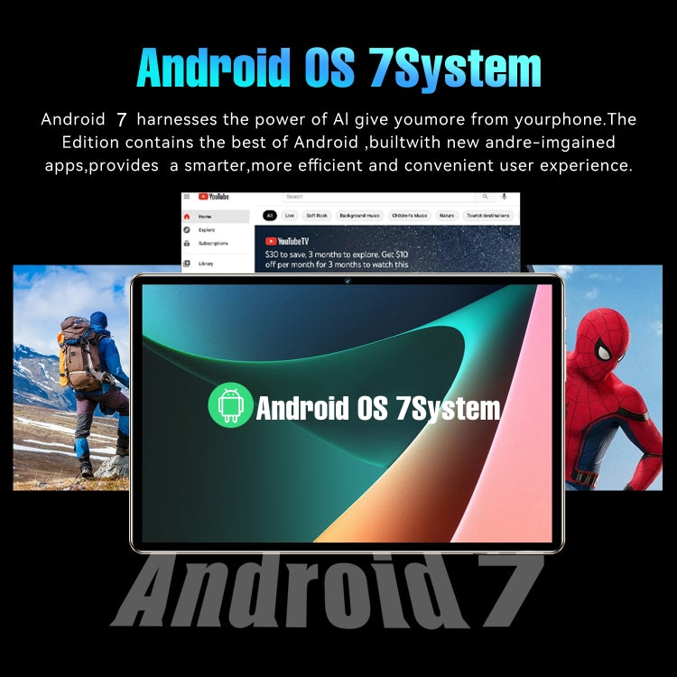 S22 10.1 inch 3G Tablet PC, Android 7.0 MTK6735 Octa Core, Support Dual SIM, WiFi, Bluetooth, GPS, S22 2GB+32GB