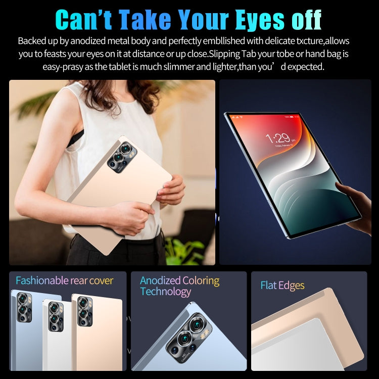 S22 10.1 inch 3G Tablet PC, Android 7.0 MTK6735 Octa Core, Support Dual SIM, WiFi, Bluetooth, GPS, S22 2GB+32GB