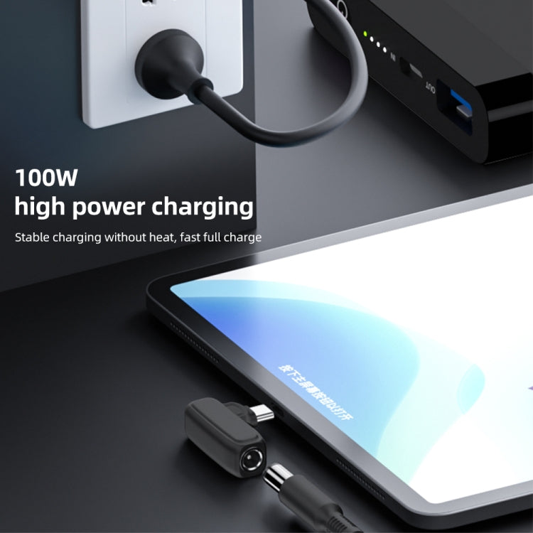 100W K 4.0X1.7mm Female to USB-C/Type-C Male Plug Charging Adapter, 4.0X1.7mm