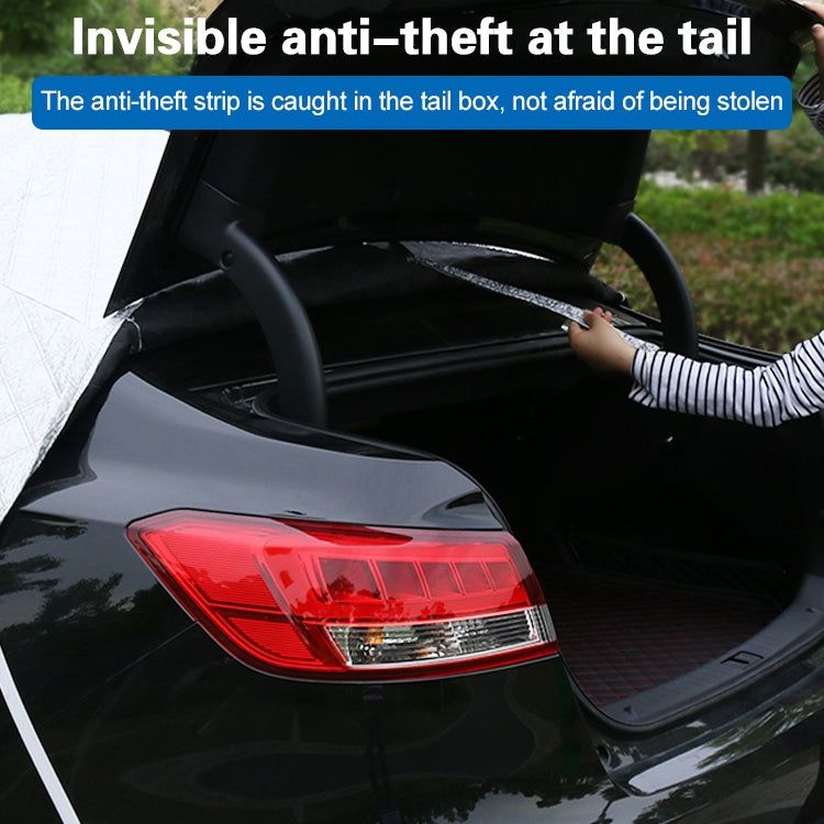 Car Half-cover Car Clothing Sunscreen Heat Insulation Sun Nisor, Aluminum Foil, Aluminum Foil 3.6x1.6x1.5m, Aluminum Foil 3.9×1.7×1.5m, Aluminum Foil 4.3×1.8×1.5m, Aluminum Foil 4.3x1.7x1.5m, Aluminum Foil 4.3x1.8x1.6m, Aluminum Foil 4.5x1.8x1.7m      ...