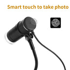 AN104 1000X 3 in 1 Digital Microscope with Helical Tube Bracket, AN104 50X-1000X