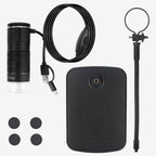 AN104 1000X 3 in 1 Digital Microscope with Helical Tube Bracket, AN104 50X-1000X