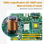AN104 1000X 3 in 1 Digital Microscope with Helical Tube Bracket, AN104 50X-1000X