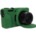 Soft Silicone Protective Case with Lens Cover, For Canon PowerShot G7 X Mark III / G7X3