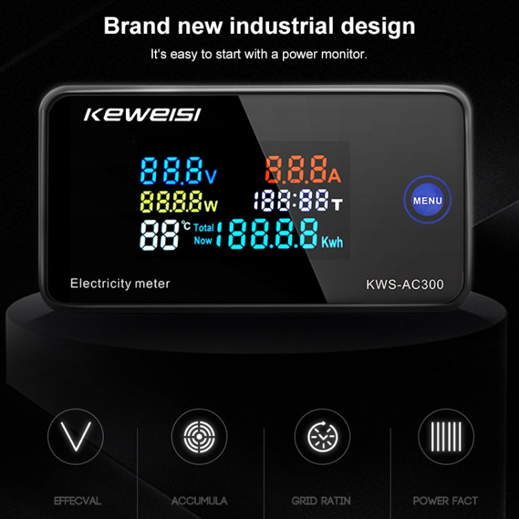 KWS-AC300-20A 50-300V AC Digital Current Voltmeter, KWS-AC300-20A