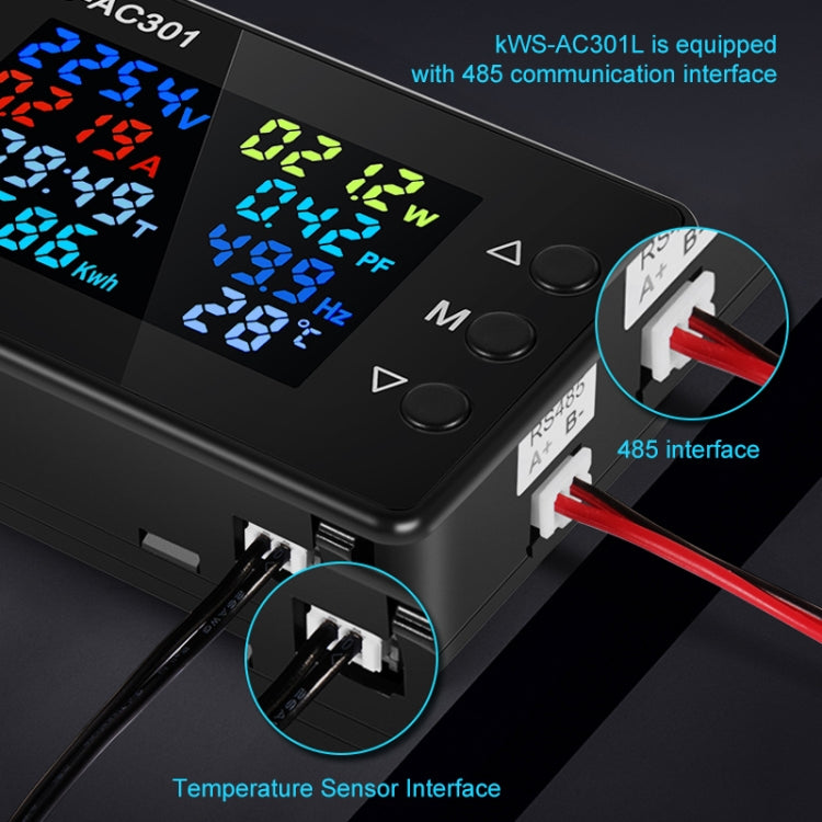 KWS-AC301-20A 50-300V AC Digital Current Voltmeter, KWS-AC301-20A