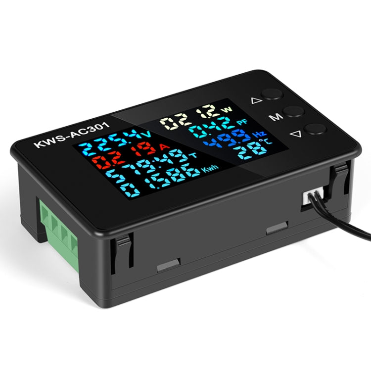 KWS-AC301-100A 50-300V AC Digital Current Voltmeter with Opening Transformer, KWS-AC301-100A with Opening Transformer