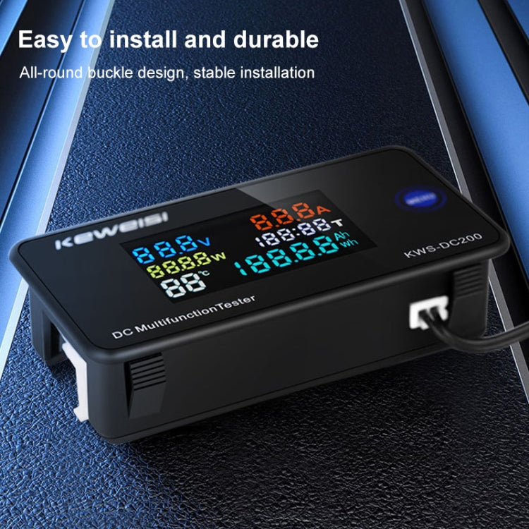 KWS-DC200-50A 8-120V DC Digital Display Voltage Current Watch with Shunt, KWS-DC200-50A
