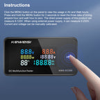 KWS-DC200-50A 8-120V DC Digital Display Voltage Current Watch with Shunt, KWS-DC200-50A