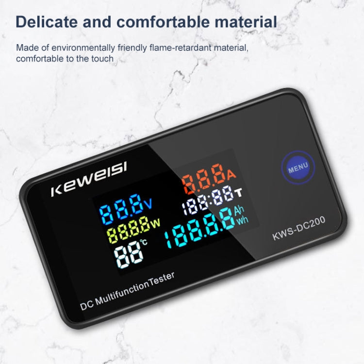 KWS-DC200-50A 8-120V DC Digital Display Voltage Current Watch with Shunt, KWS-DC200-50A