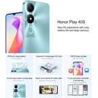 Honor Play 40S 5G, 6.56 inch MagicOS 7.1 Snapdragon 480 Plus Octa Core up to 2.2GHz, Network: 5G, Not Support Google Play, 4GB+128GB