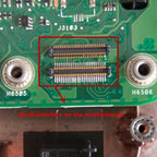 1 Pair 25pin FPC Connector, For Asus X555LD K555L A555L