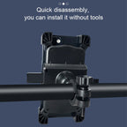 Mobile Phone Holder Navigation Bicycle Holder, Handlebar Model, Mirror Base Model