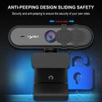 HXSJ S6 HD 1080P 95 Degree Wide-angle High-definition Computer Camera with Microphone