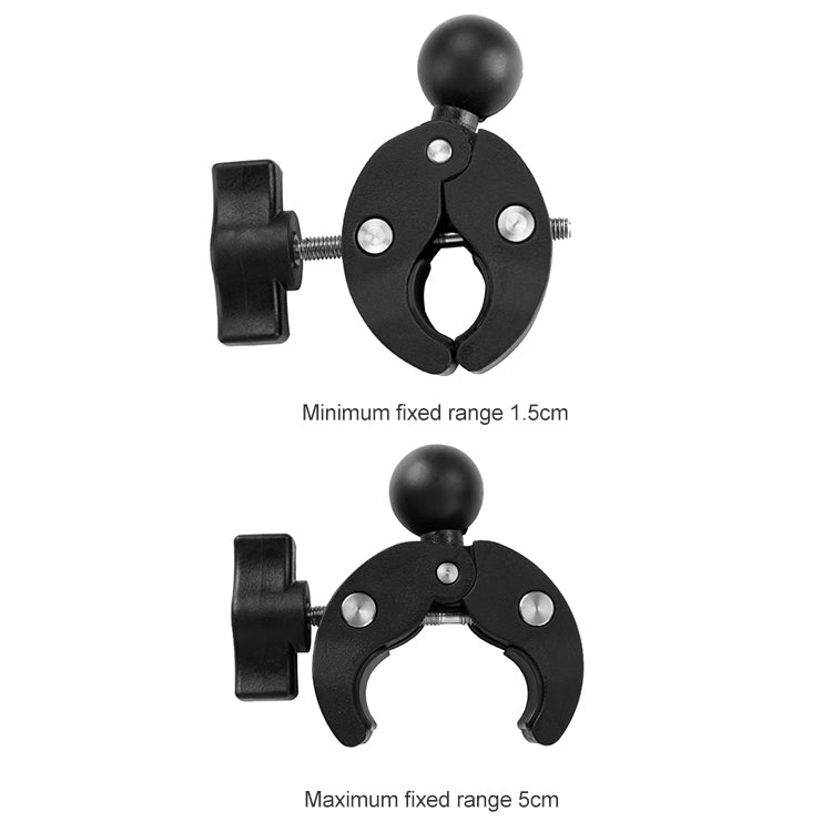 Motorcycle Dual-heads Crabs Clamps Handlebar Fixed Mount, 18cm, 22cm, 28cm