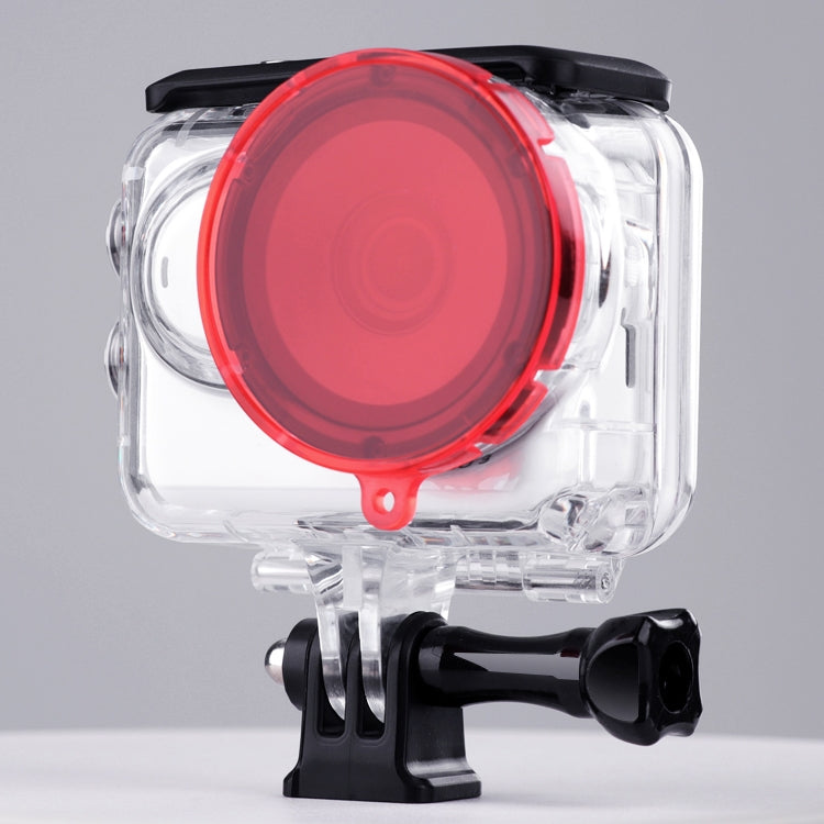 Housing Diving Color Lens Filter, For Insta360 GO 3 Diving Color Lens Filter(Pink), For Insta360 GO 3 Diving Color Lens Filter(Red), For Insta360 GO 3 Diving Color Lens Filter(Purple)