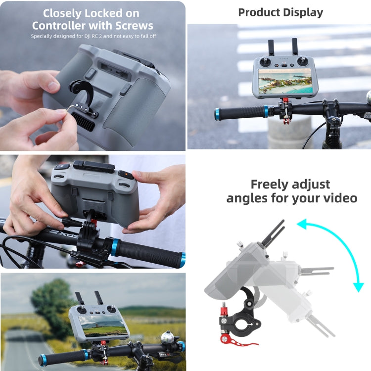 Sunnylife ZJ669 Remote Control Riding Bracket, For DJI Air 3 / RC 2